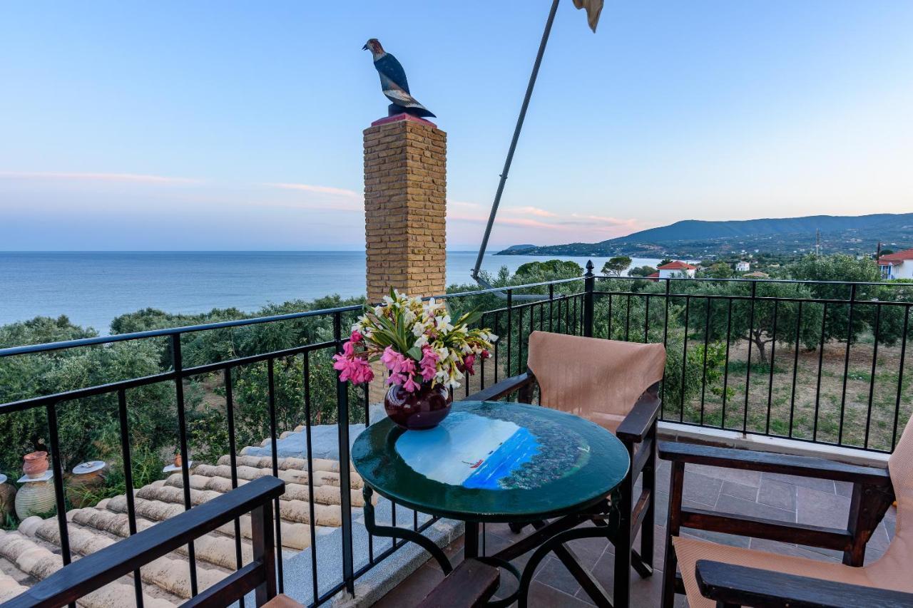 Eros Pittoresque Retreats - Perfect Location, Panoramic Seaview Koroni  Bagian luar foto